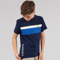 Lacoste Boys T-Shirt Marine Olive/Farine