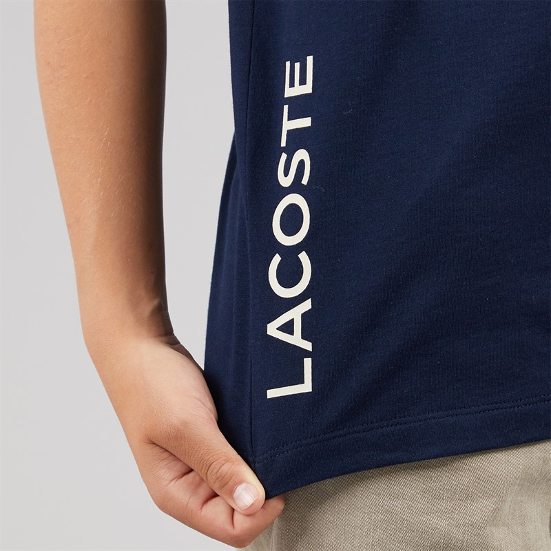 Lacoste Boys T-Shirt Marine Olive/Farine