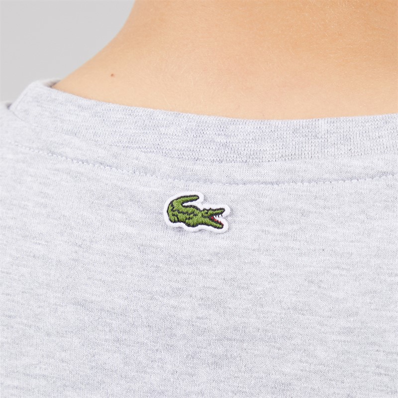 Lacoste Boys Long Sleeve T-Shirt Argent Chine