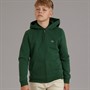 Lacoste Boys Core Fleece Full Zip Hoodie Vert