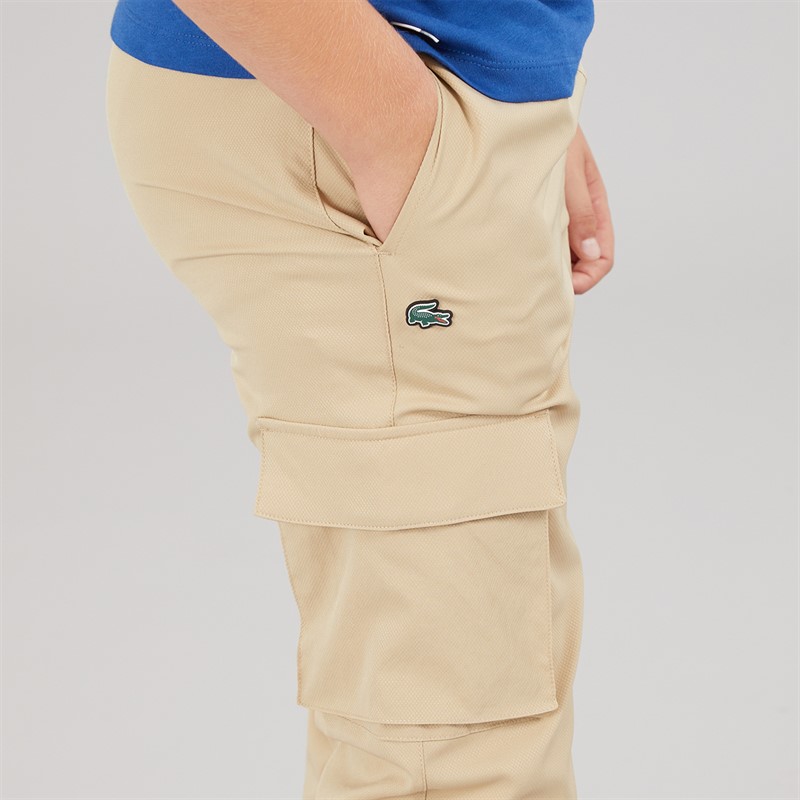 Lacoste Boys Life Croc Cargo Trousers Viennois