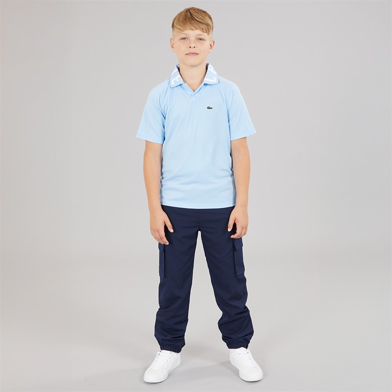Lacoste Boys Jacquard Polo Shirt Panorama