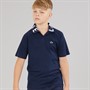 Lacoste Boys Jacquard Polo Shirt Marine