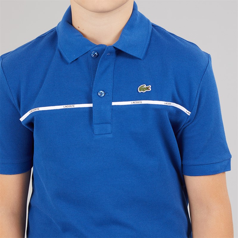 Lacoste Boys Polo Shirt Bleu France