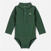 Lacoste Baby Boys Long Sleeve Polo Bodysuit Vert