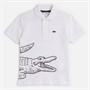 Lacoste Boys Icon Polo Shirt Blanc