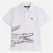 Lacoste Boys Icon Polo Shirt Blanc