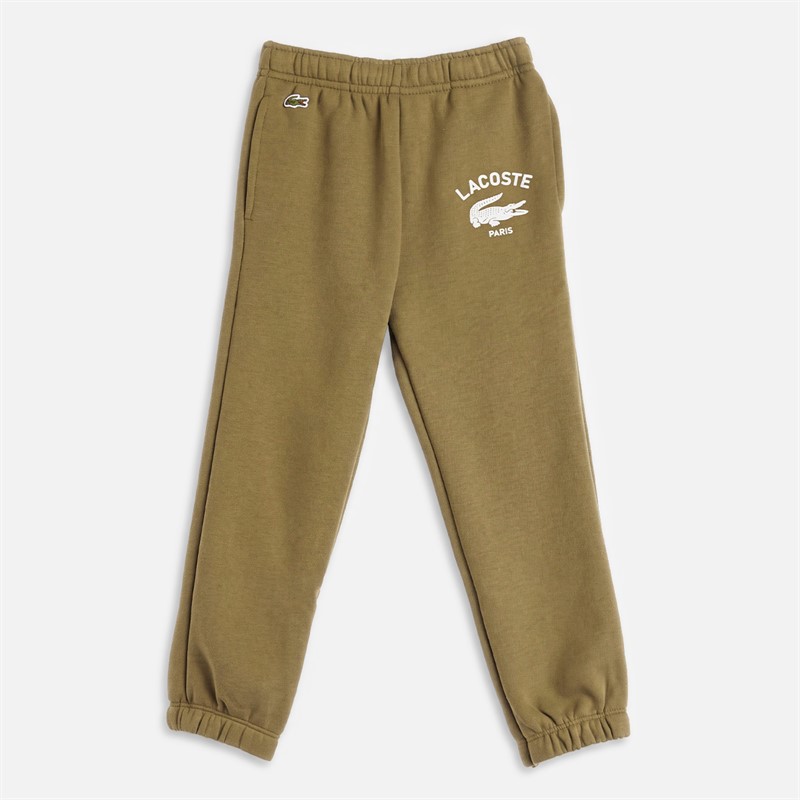 Lacoste Boys Sweatshirt And Joggers Tracksuit Lacoste Olive