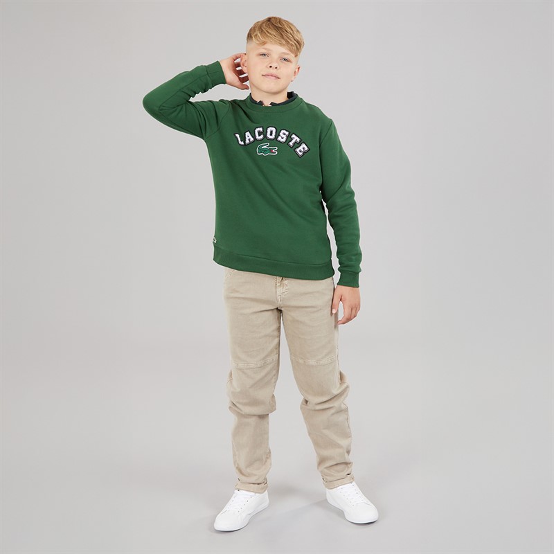 Lacoste Boys Chenille Sweatshirt Vert