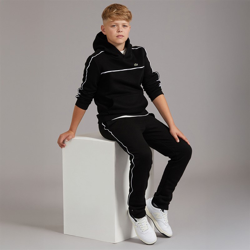 Lacoste Boys Hoodie Noir