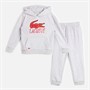 Lacoste Boys French Terry Hoodie And Joggers Tracksuit Argent Chine Heather