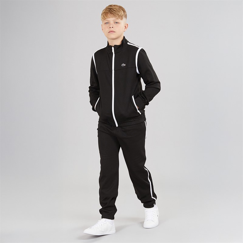Lacoste Boys Track Jacket Noir