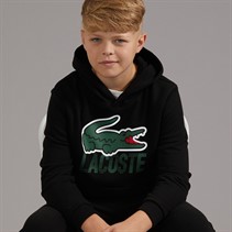 Lacoste Boys Motion Croc Hoodie Noir