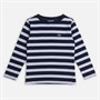 Lacoste Boys Long Sleeve Stripe T-Shirt Marine