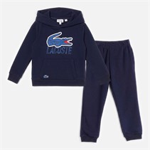 Lacoste Boys French Terry Hoodie And Joggers Tracksuit Marine