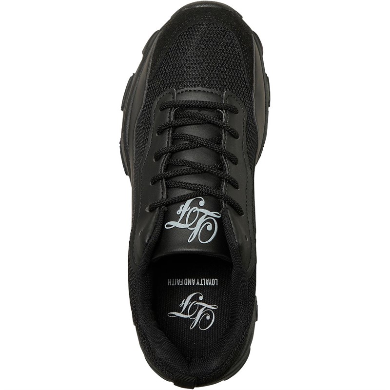 Loyalty And Faith Womens Phoebe Trainers Black Mono