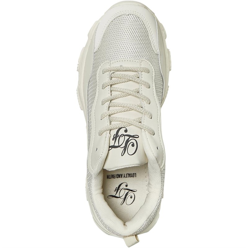 Loyalty And Faith Womens Phoebe Trainers White Mono