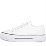 Loyalty And Faith Womens Millie Canvas Platform Trainers White
