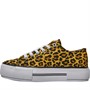 Loyalty And Faith Womens Lottie Canvas Platform Trainers Leopard