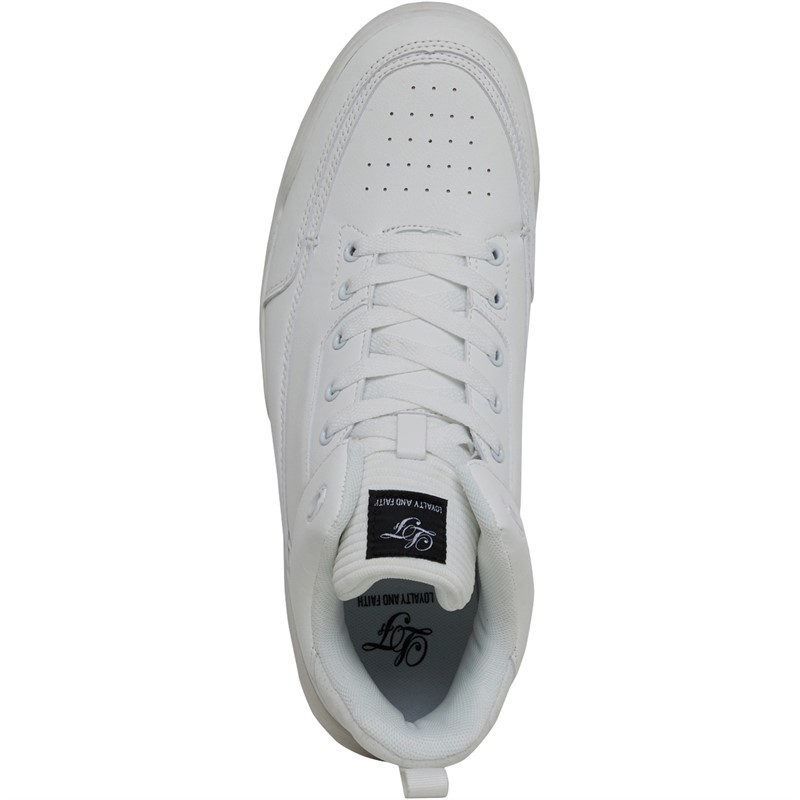 Loyalty And Faith Mens Tiobrook Trainers White Mono