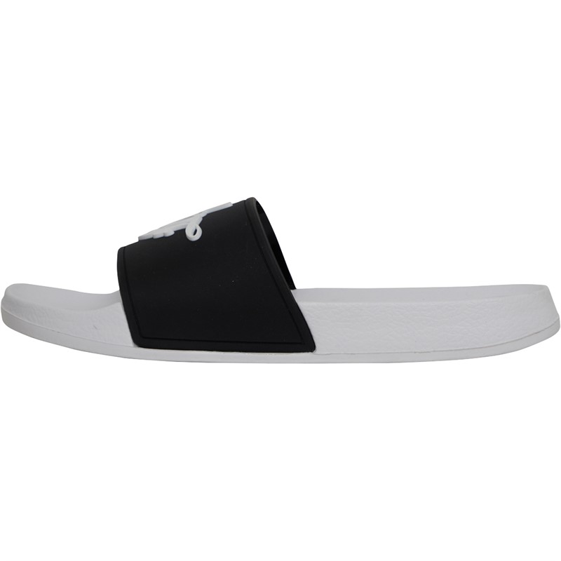 Loyalty And Faith Mens Stepmere Sliders White/Black