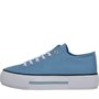 Loyalty And Faith Womens Millie Canvas Platform Trainers Blue/White
