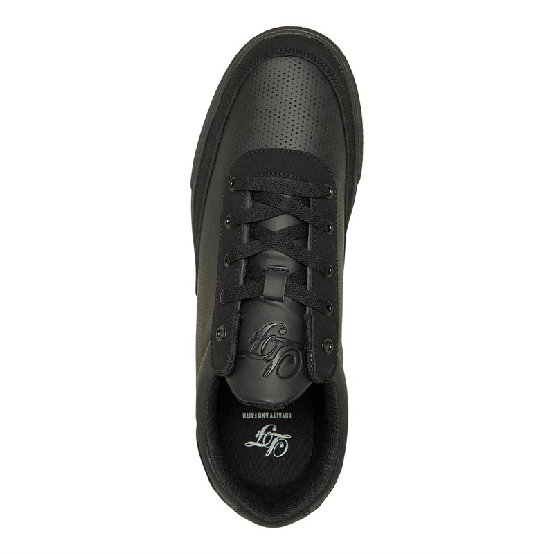 Loyalty And Faith Mens Farhan Trainers Black Mono