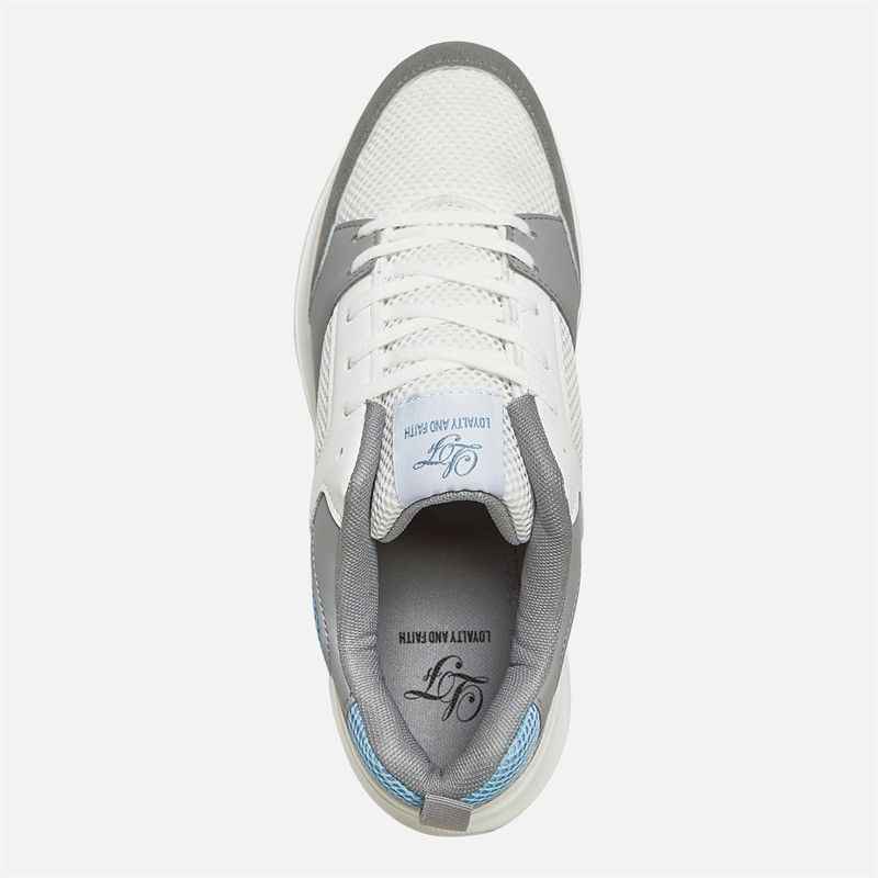 Loyalty And Faith Mens Mclean Trainers White/Light Blue