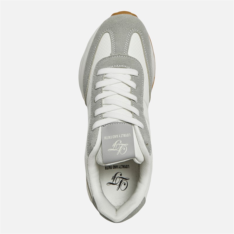 Loyalty And Faith Womens Leanna Trainers Light Grey/Off White