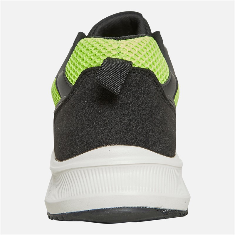 Loyalty And Faith Mens Mclean Trainers Black/Neon Yellow