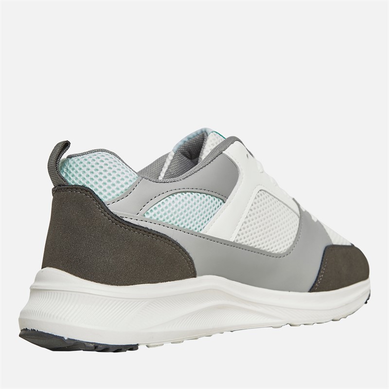 Loyalty And Faith Mens Mclean Trainers White/Mint/Grey