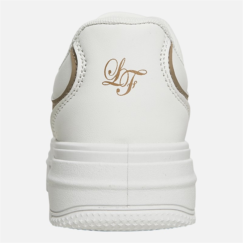 Loyalty And Faith Junior Girls Ashleigh Trainers White/Sand