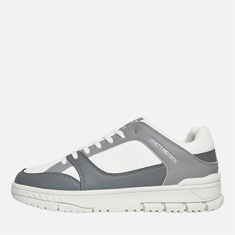 Loyalty And Faith Mens Rowland Trainers White/Grey