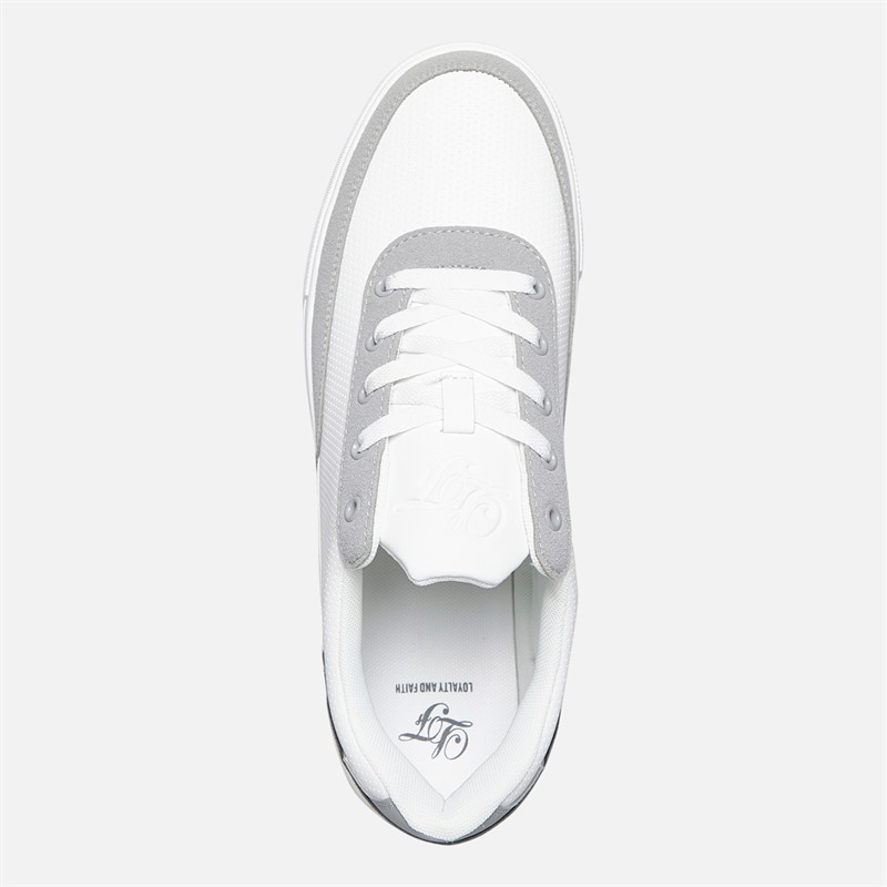 Loyalty And Faith Mens Broady Trainers White/Grey/Dark Grey