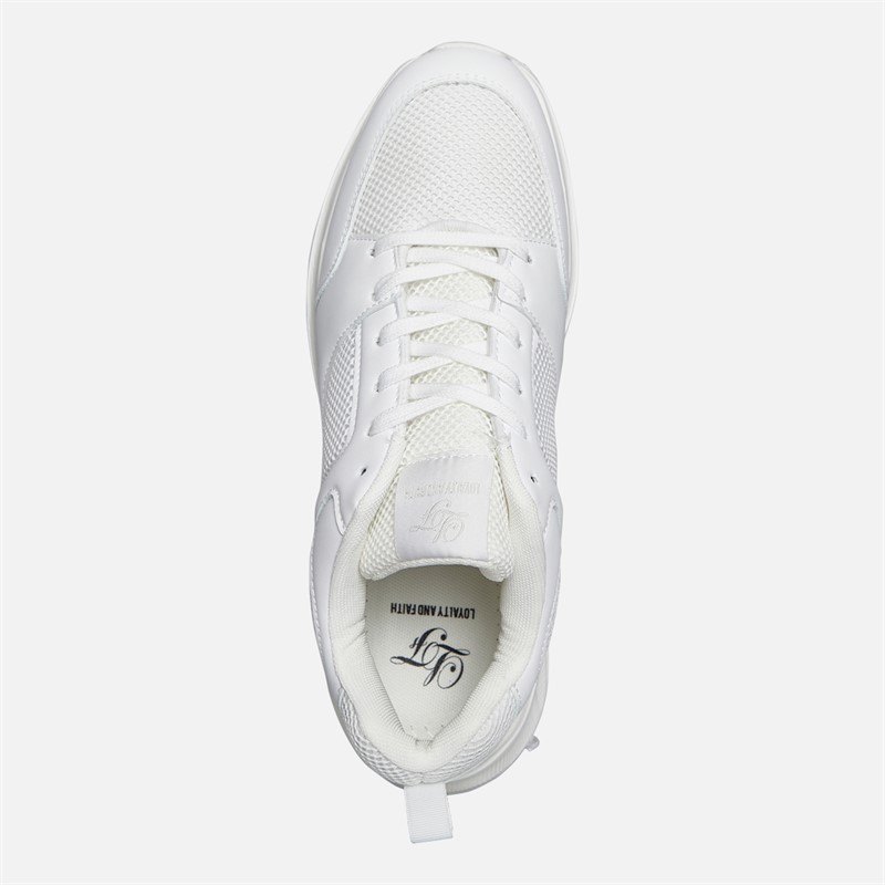 Loyalty And Faith Mens Mclean Trainers White Mono