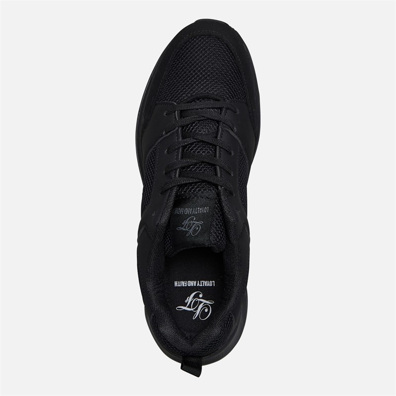 Loyalty And Faith Mens Mclean Trainers Black Mono