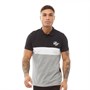 Loyalty And Faith Mens Noam Polo Black/White/Grey Marl