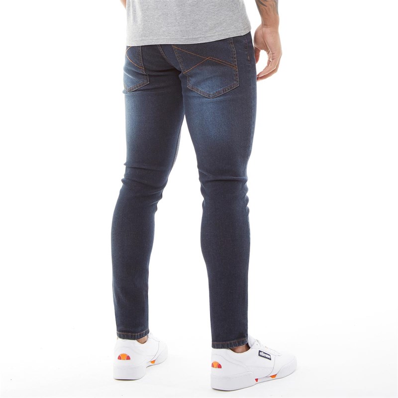 dark wash mens skinny jeans