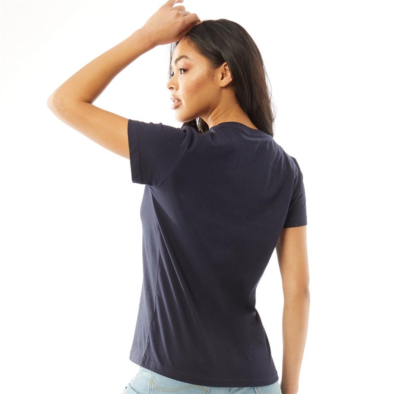 Lee Damskie T-shirty Ciemny Granatowy