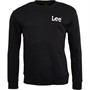 Lee Męskie Bold Bluzy Sportowe Czarny