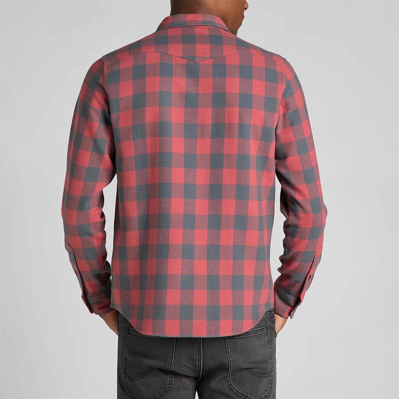 Lee Herre Langærmet shirts Koral