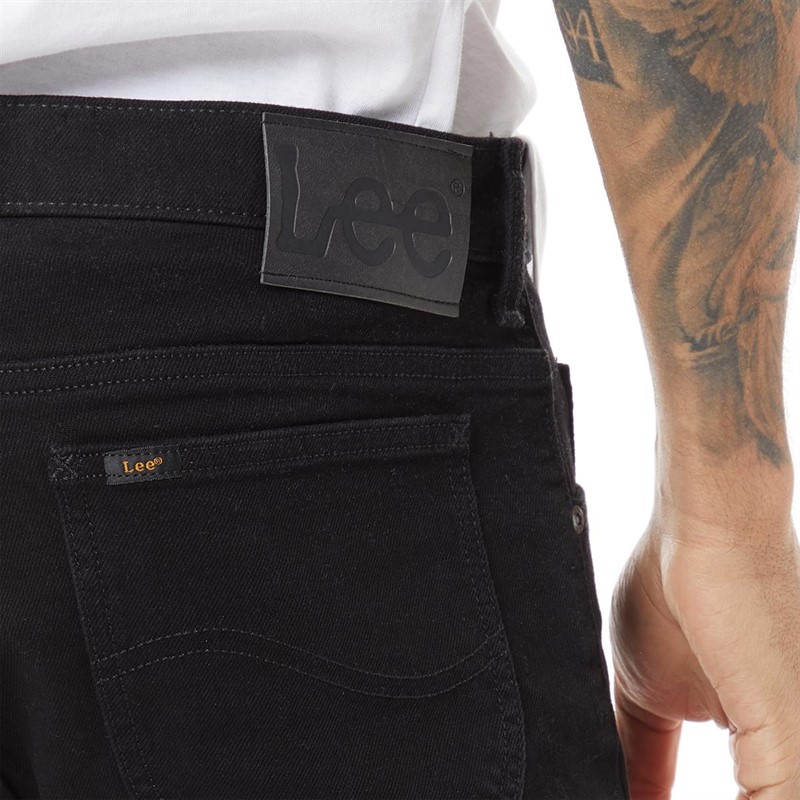 Lee Jean Slim Rider Homme Noir