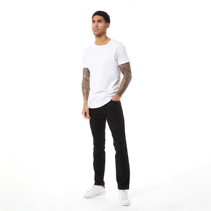 Lee Jean Slim Rider Homme Noir