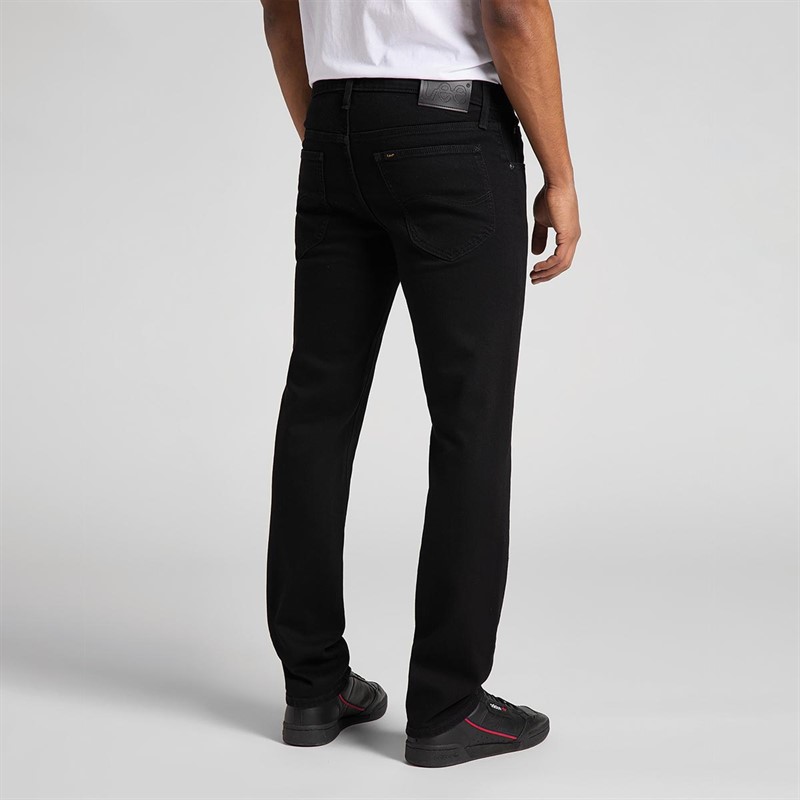 Lee Herre Daren Jeans Med Lige Ben Sort