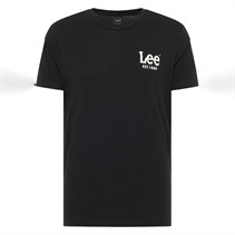 Lee T-Shirts Subtle Logo Homme Noir