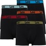 Lee Mens Park Five Pack Trunks Black