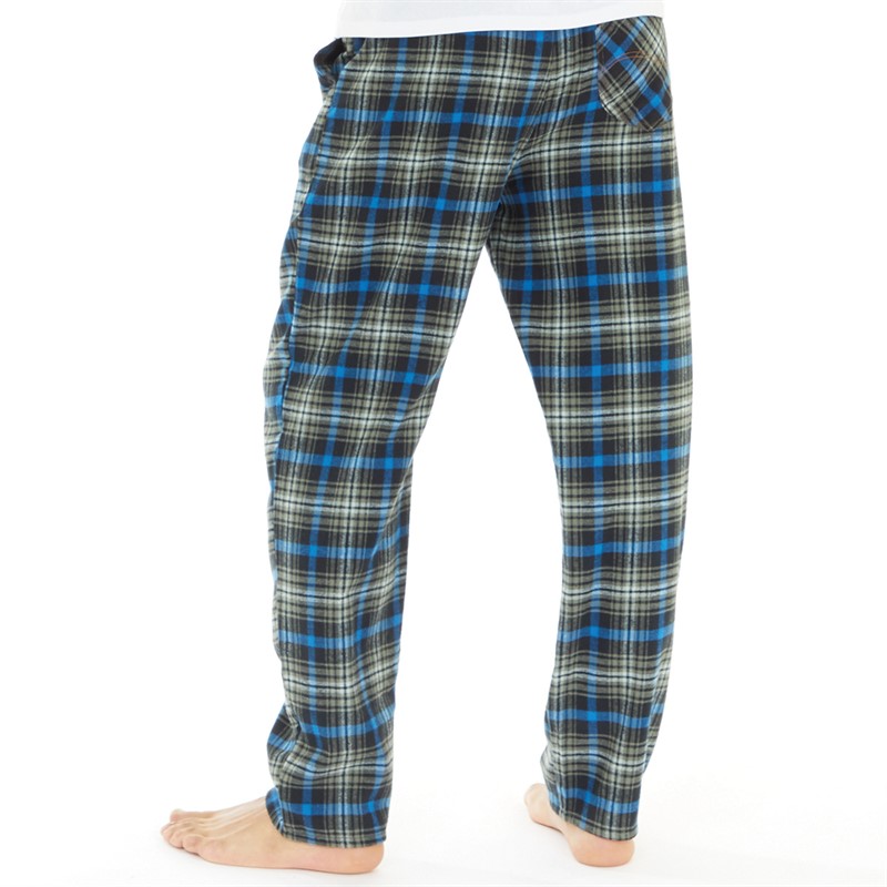Lee Mens Colorado Lounge Pants Charcoal/Blue Check