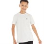 Lee Boys Badge T-Shirt Light Grey Marl