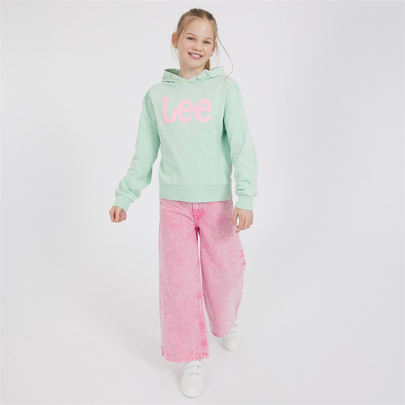 Lee Girls Overdye OTH Hoodie Blue Haze