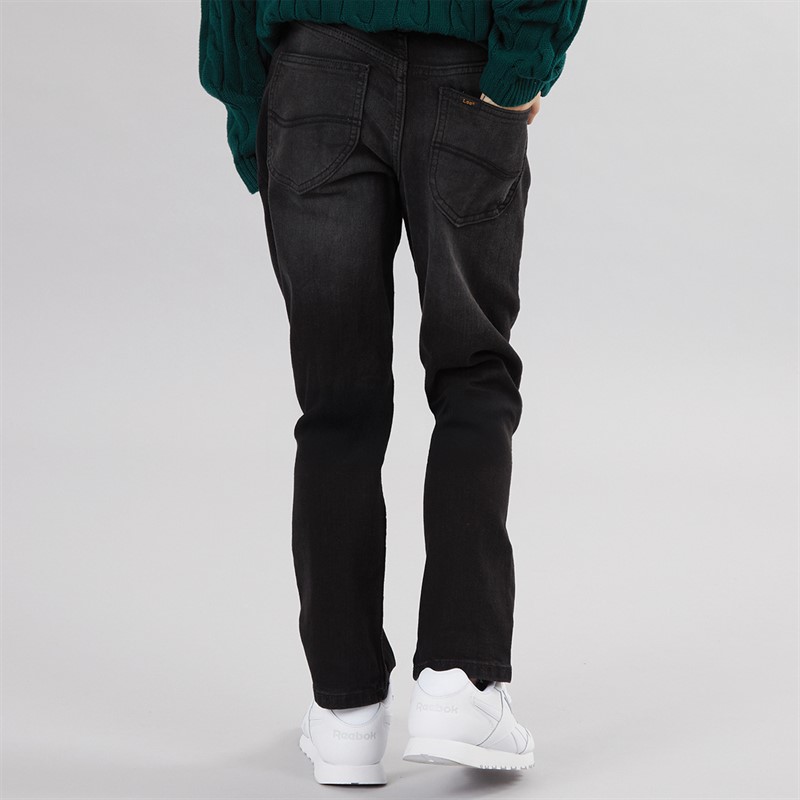 Lee Boys Daren Straight Stretch Fit Jeans Black Wash